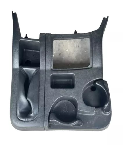 02-05 DODGE RAM MANUAL TRANSMISSION GREY FLOOR SHIFTER TRIM BEZEL CUP HOLDER OEM