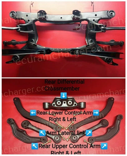 00-04 Subaru OUTBACK Rear Crossmember Frame Sub K-Frame Subframe w/ Bolts & Acc.