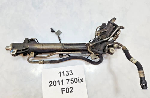 10-19 OEM BMW F01 F02 750 AWD Power Steering Gear Rack and Pinion 96k