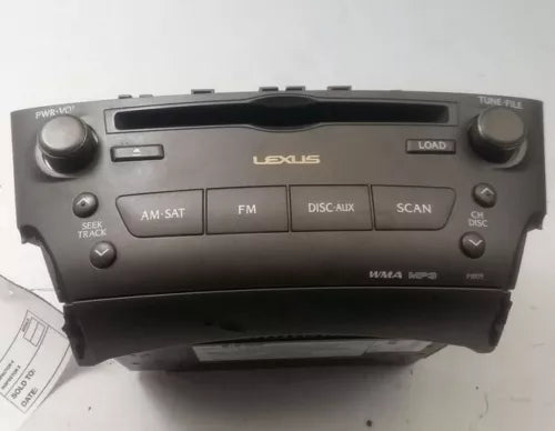 06 07 08 LEXUS IS350 IS250 Satellite Radio Stereo 6 Disc MP3 CD Player P1809 OEM