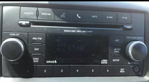 2012-2019 Dodge Caravan Radio Receiver with Satellite, Uconnect ID RES OEM