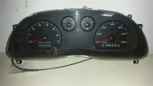 04 Ranger Speedometer Cluster Assembly MPH Tachometer Blk Faced Gauges Blk Trim