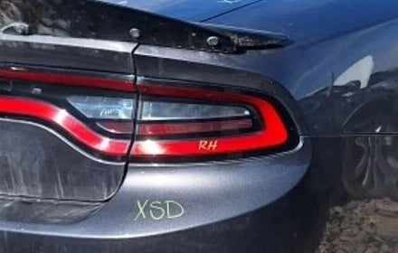 2018 Dodge Charger Passenger Side Tail Light Assembly Quarter Mount OEM
