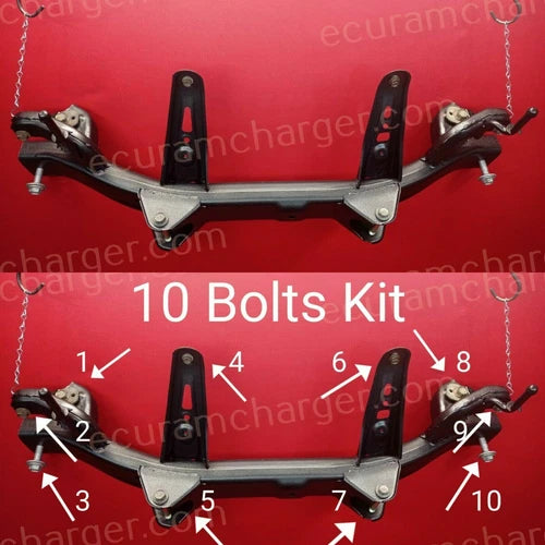 00-05 TOYOTA Celica Rear Suspension Reinforcement Crossmember Subframe w BOLTS