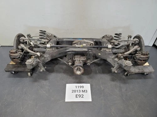 ✅ OEM BMW E90 E92 E93 M3 Rear End Subframe LSD 3.15 Differential Axles DCT 107k
