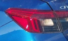 2022-2024 Honda Civic LH Driver Quarter Panel Mounted Tail Light Lamp OEM