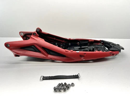 #150 2013-2016 Triumph Street Triple R 675 OEM Rear Subframe Tail Frame Tray RED